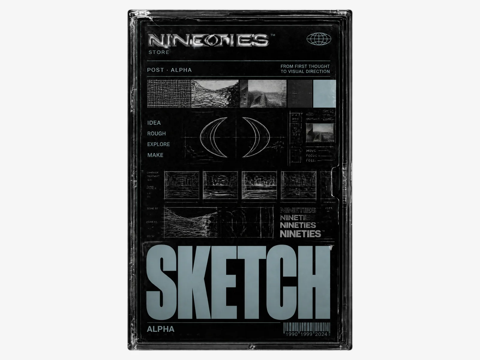 Nineties™ Store 13 card vhs animated sketch Nineties™ Store